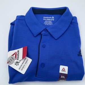 Reebok Men's Bold Blue Polo Shirt